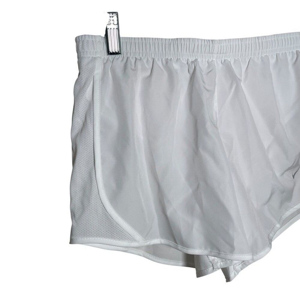 Nike Shorts Youth Girl's Large White Pull On Dri-Fit Lined Athletic Sheer  NWT - Picture 2 of 10